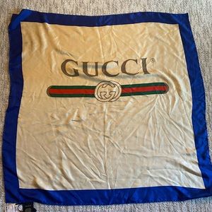 Gucci silk scarf